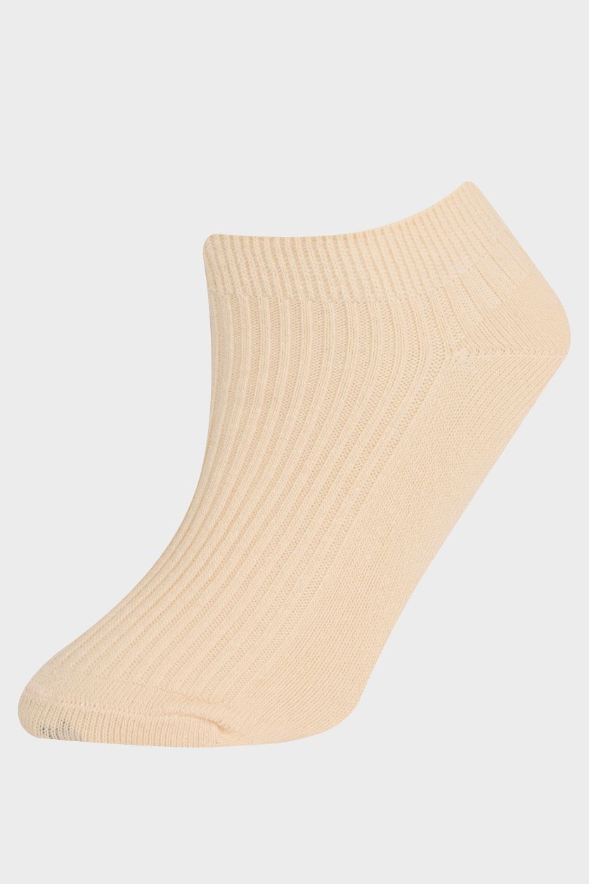 GIRLS & TEENS Light Pink Girl 5 Piece Cotton Short Sockss