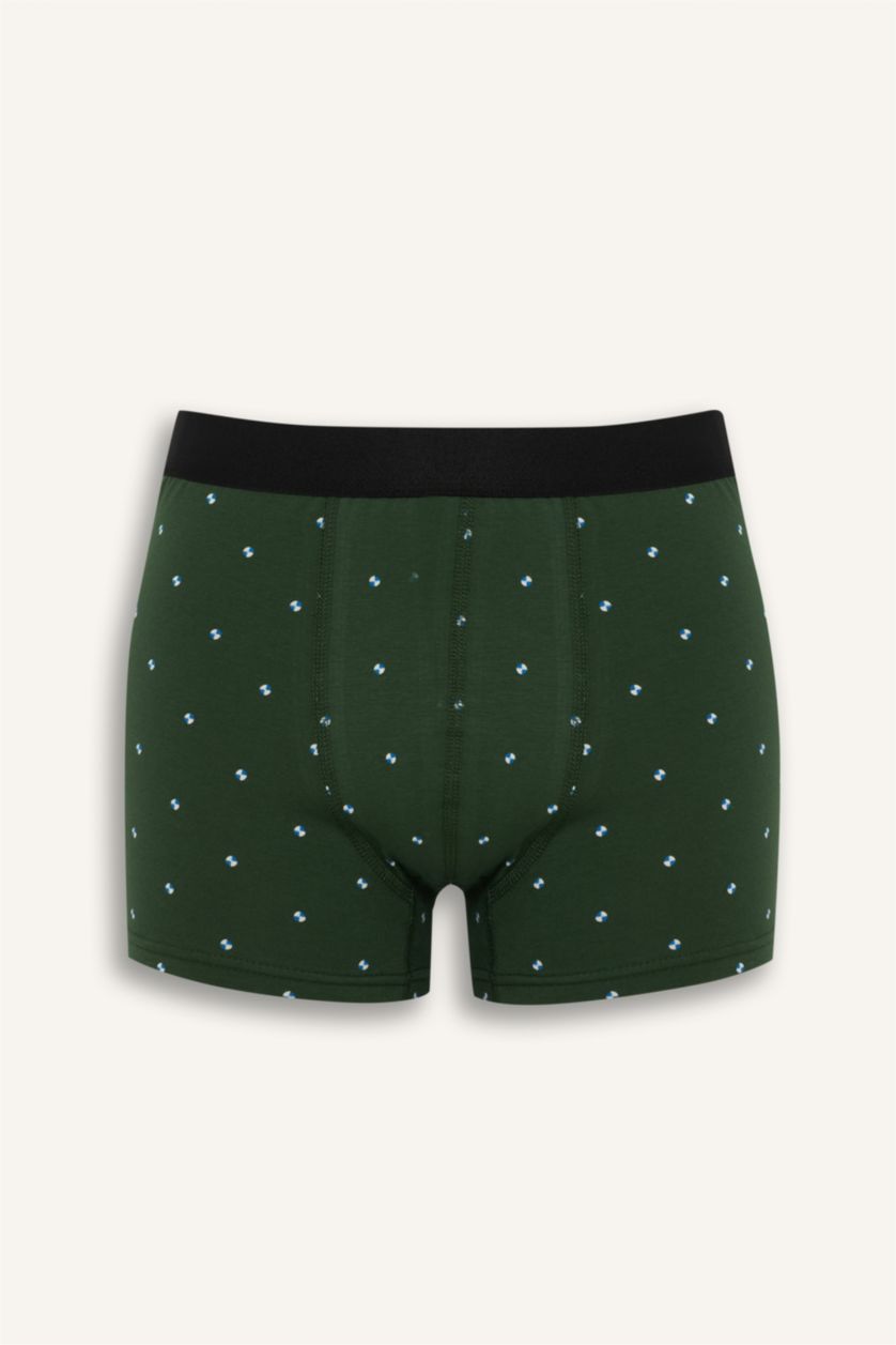 رجال أخضر غامق بوكسر قصة عادية - 3 قطع