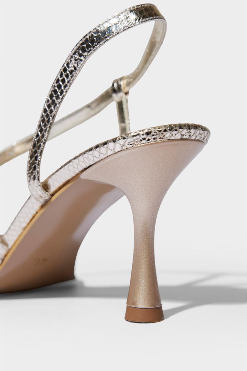 Kadın Altın DCEY x DeFacto Kadın Topuklu Gold Ayakkabı