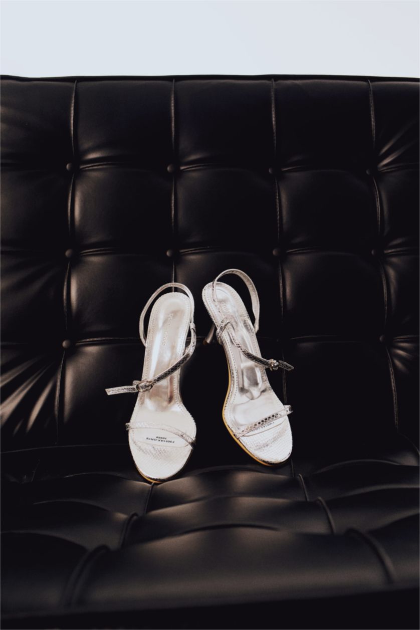 Kadın Gri DCEY x DeFacto Kadın Topuklu Silver Ayakkabı