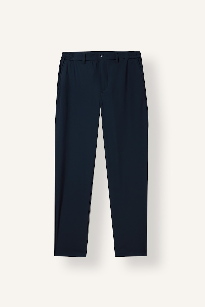 MAN NAVY Standard Fit Warm Fleece-Lined Trousers