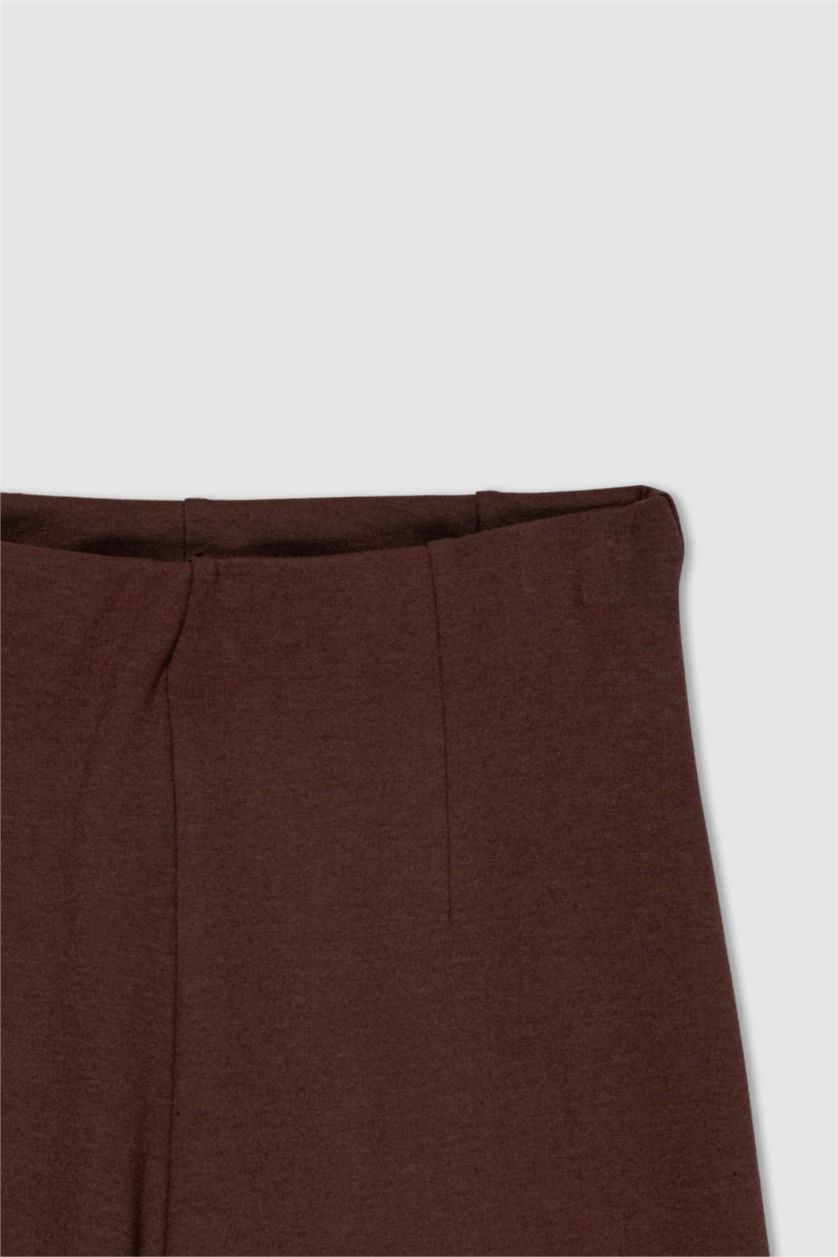 WOMAN Brown Straight Fit Trousers