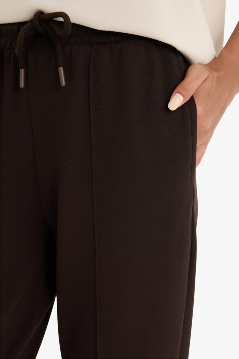 نساء بني بنطرون رياضي قصة عادية بجيب و رباط