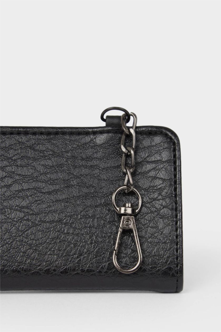 Erkek Siyah Erkek Suni Deri Cüzdan