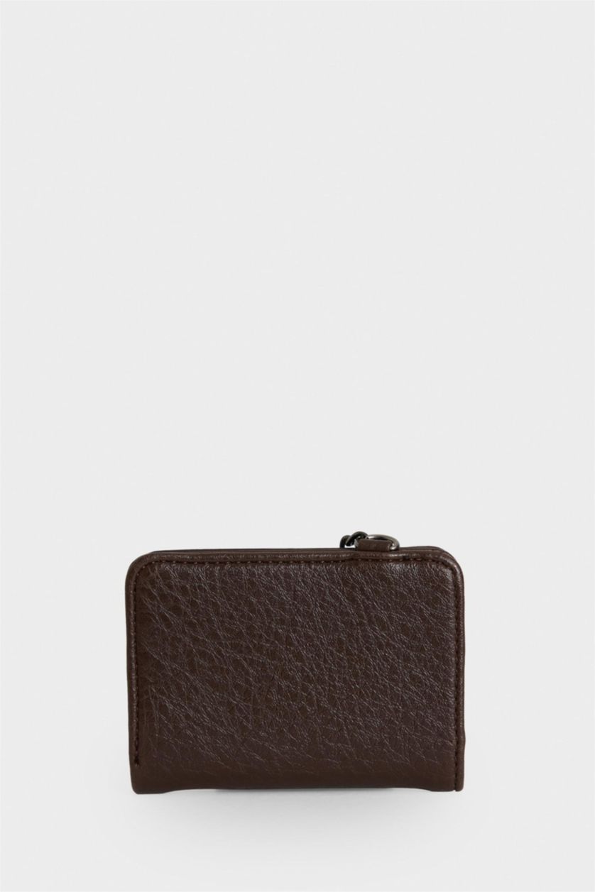 Erkek Kahve Erkek Suni Deri Cüzdan