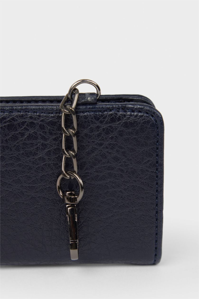 Erkek Lacivert Erkek Suni Deri Cüzdan