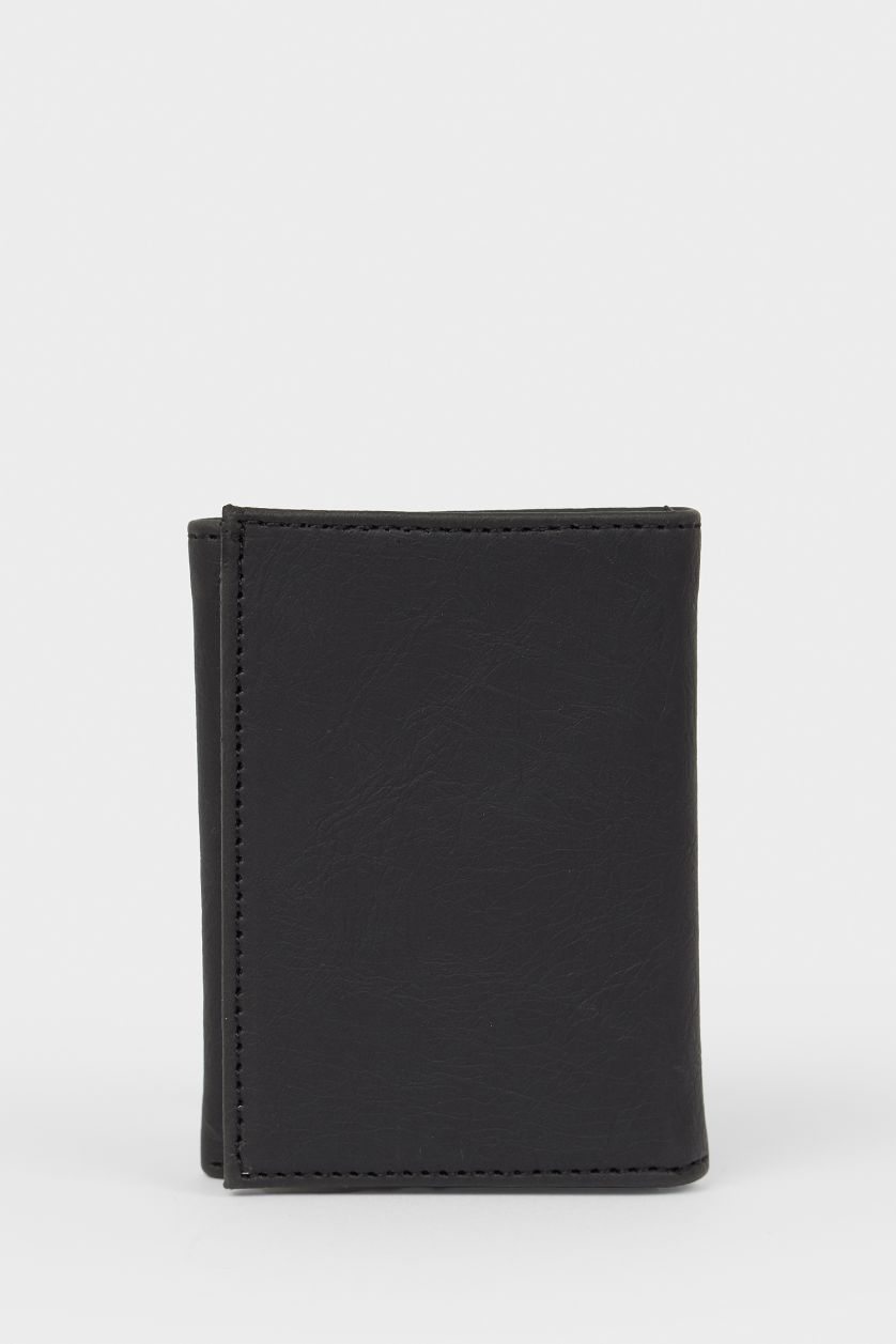 رجالي أسود محفظة رجالي جلد صناعي