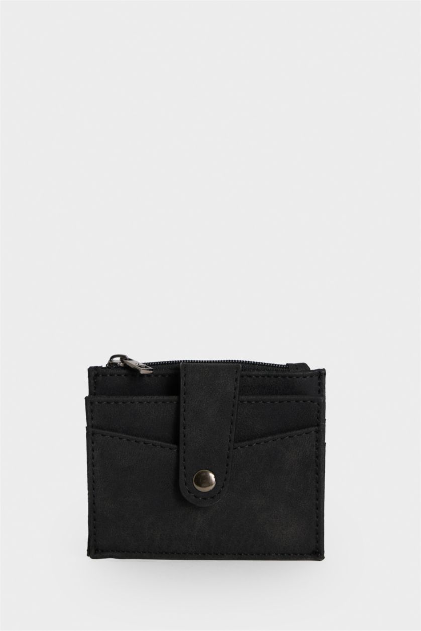 Erkek Siyah Erkek Suni Deri Cüzdan