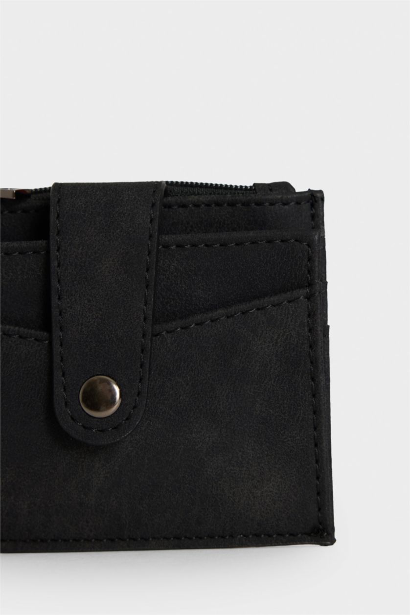 Erkek Siyah Erkek Suni Deri Cüzdan