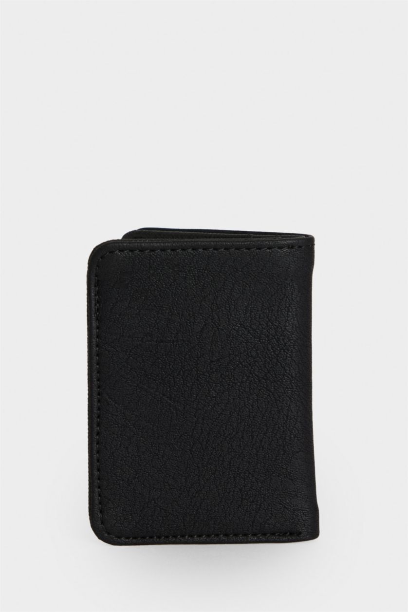 Erkek Siyah Erkek Suni Deri Cüzdan