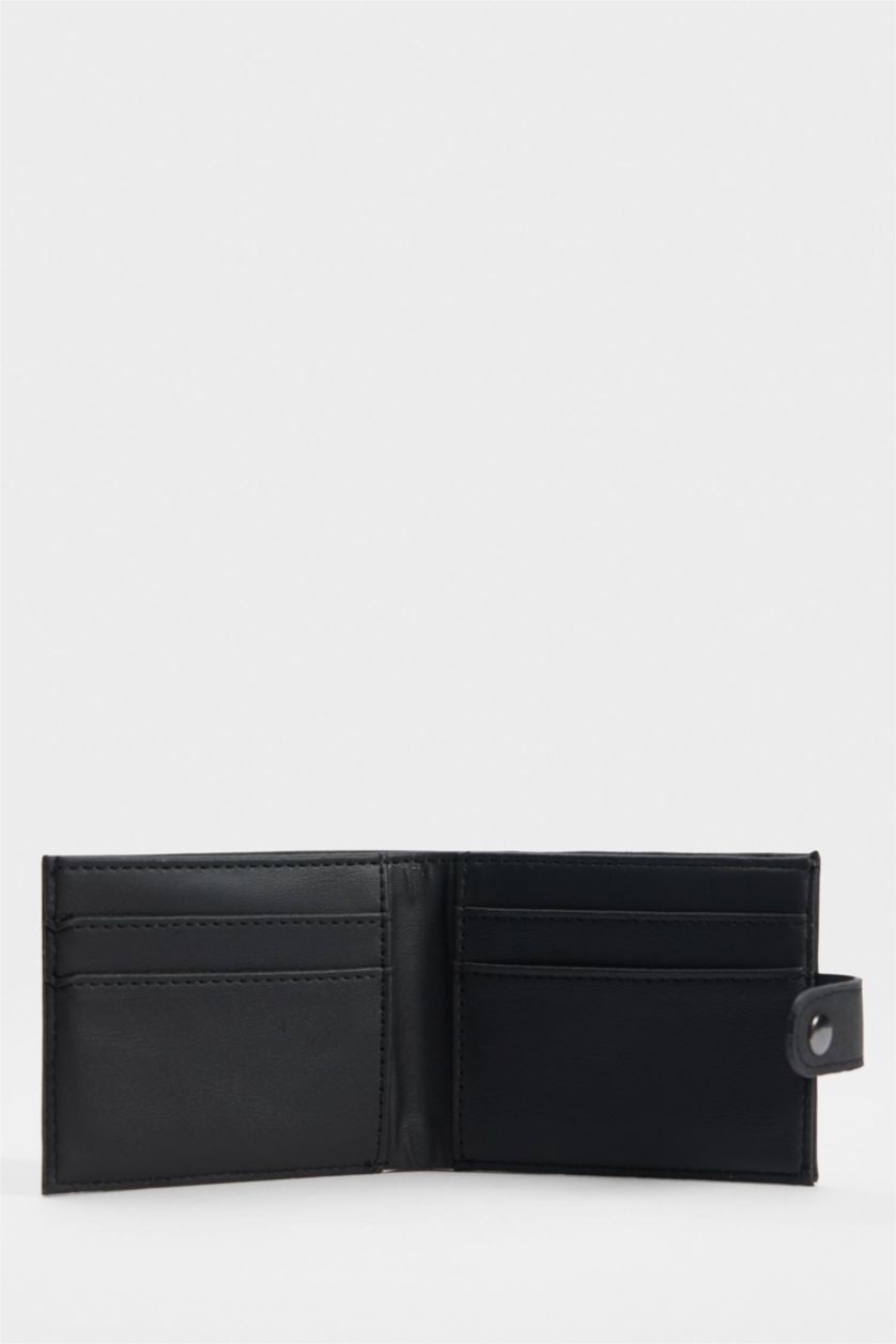 MAN Black Man Faux Leather Wallets