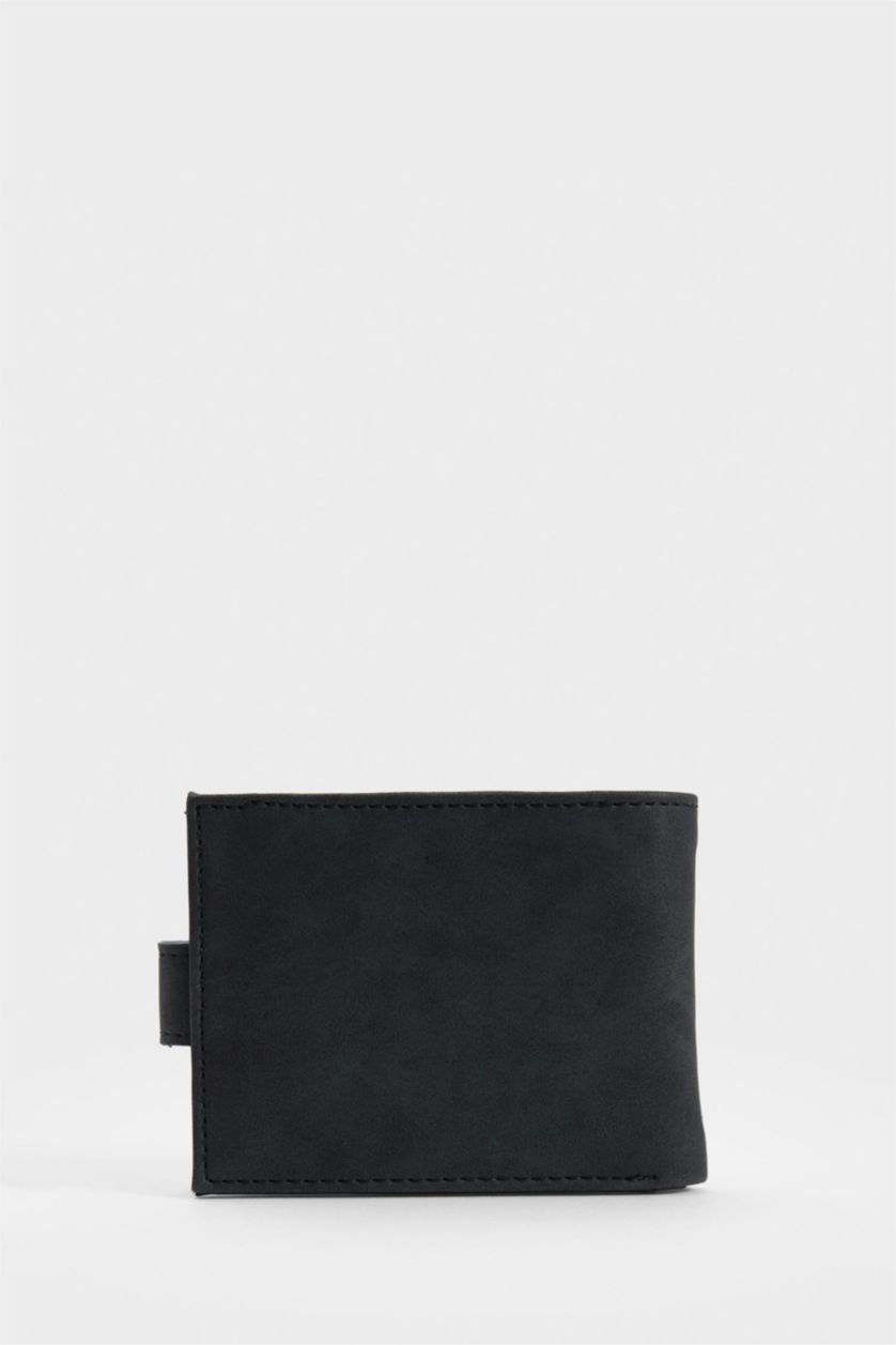 MAN Black Man Faux Leather Wallets