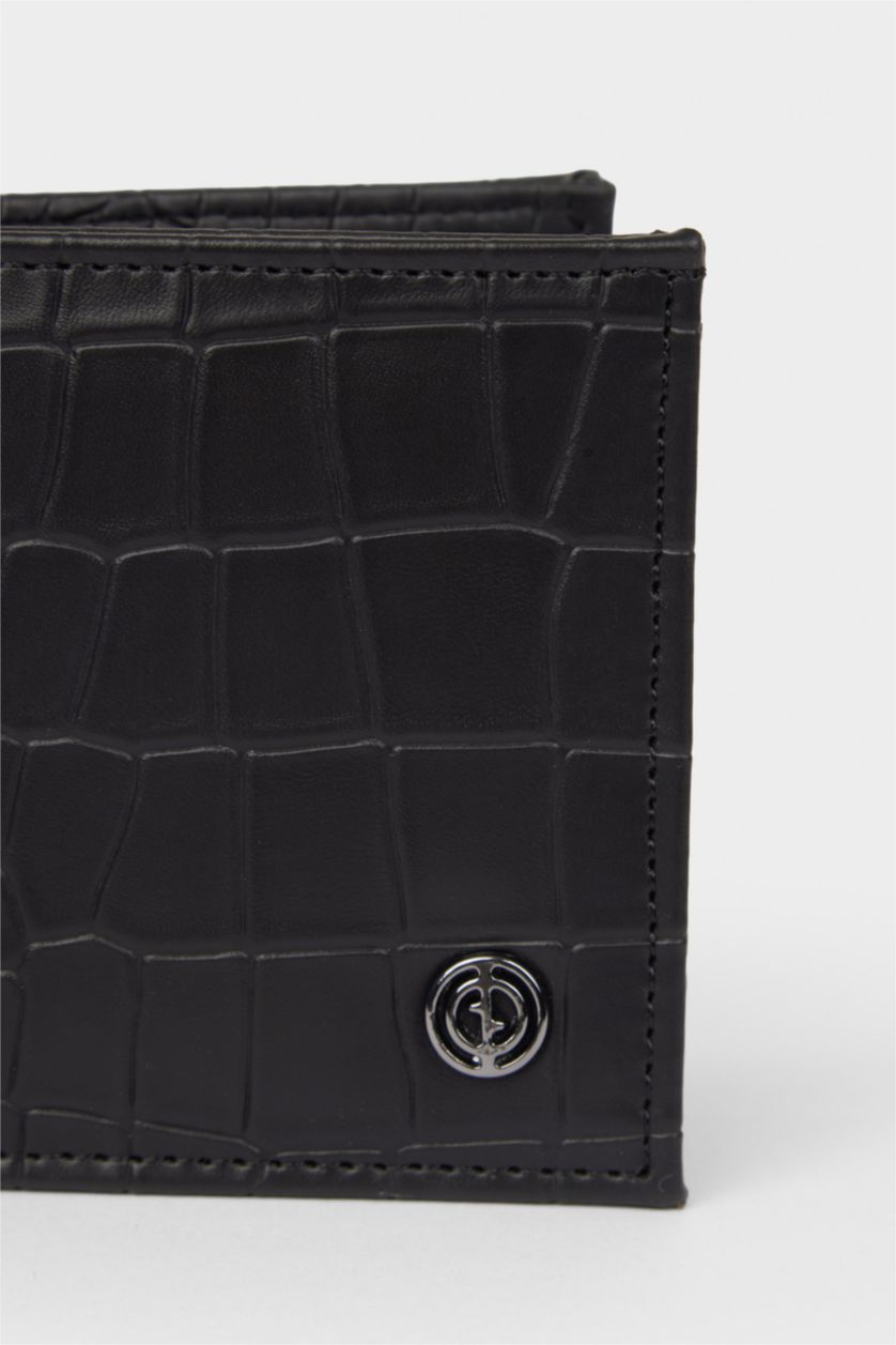 Erkek Siyah Erkek Suni Deri Cüzdan