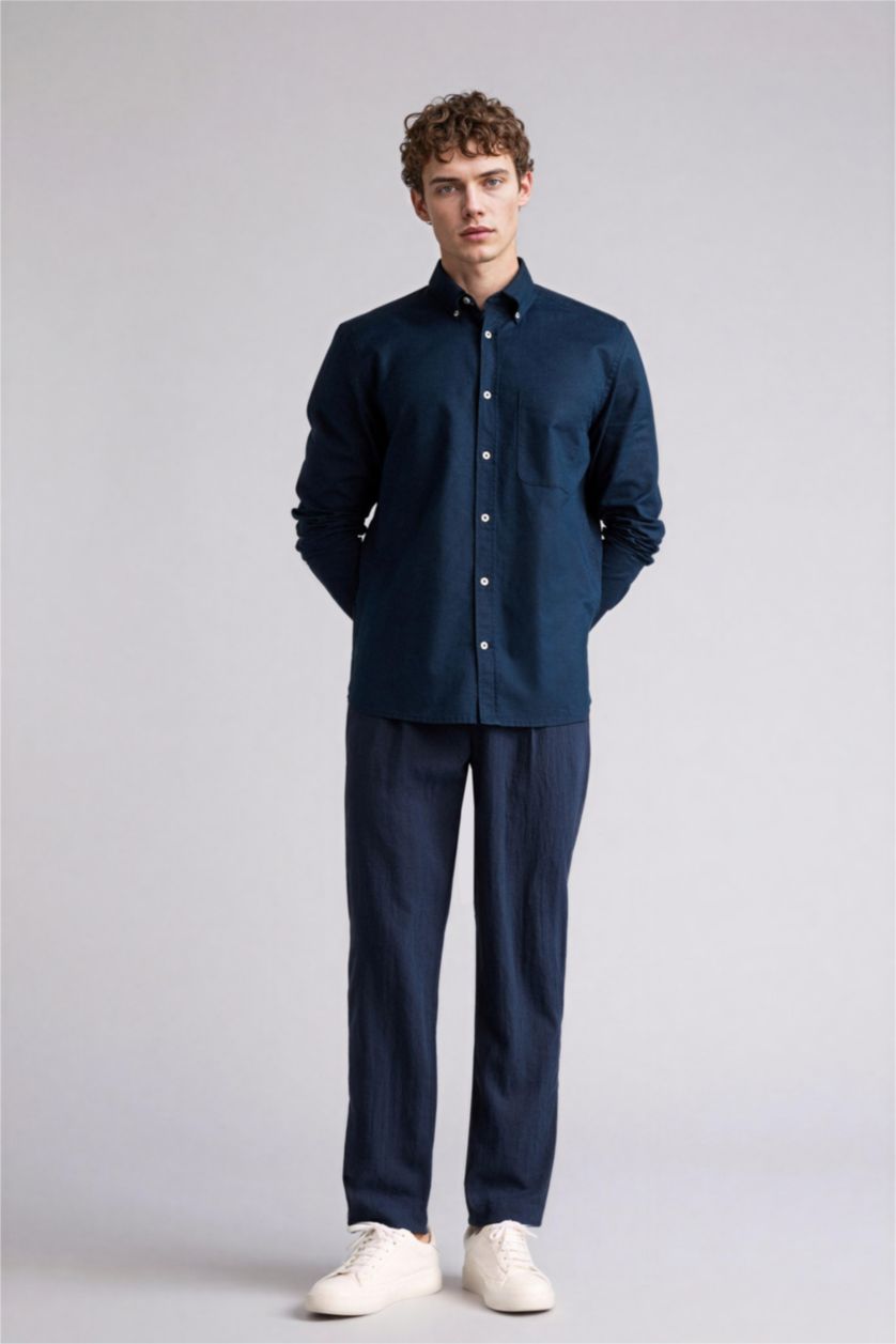 MAN NAVY Man Long Sleeve Shirt
