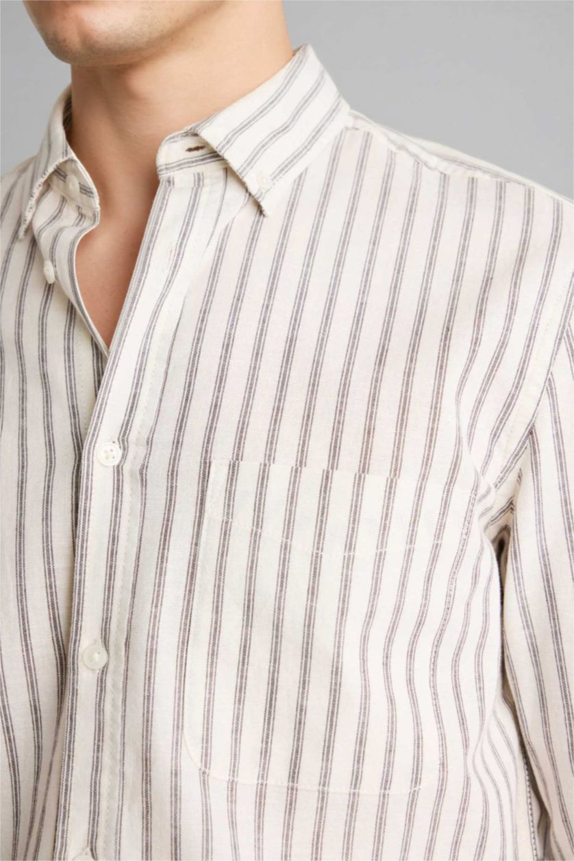 رجالي بيج فاتح Man Long Sleeve Shirt