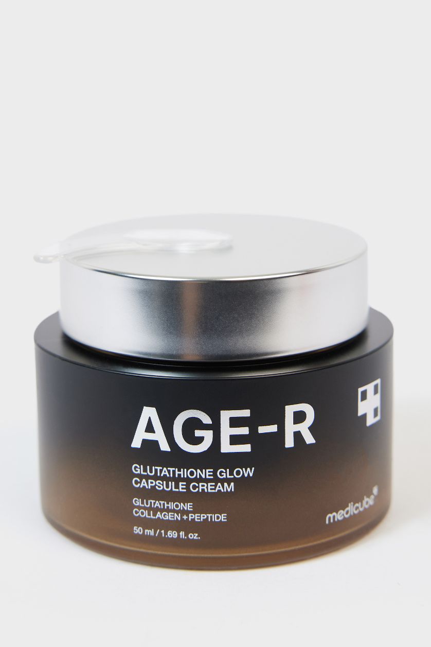 Kadın Siyah Medicube Age-R Glutathione Glow Capsule Yüz Kremi 50ml