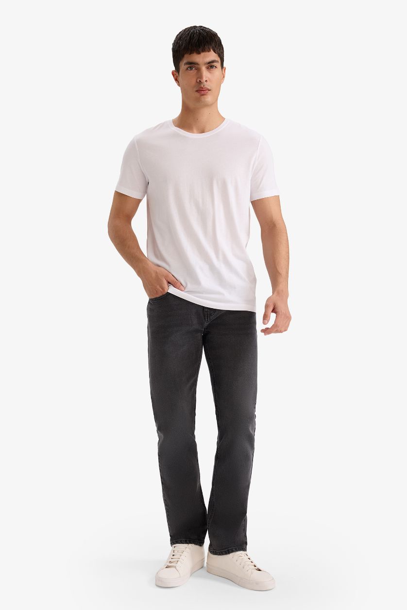 رجالي أنثرا بنطلون جينز سيرجيو قصة عادية برجل عادية وخصر عادي