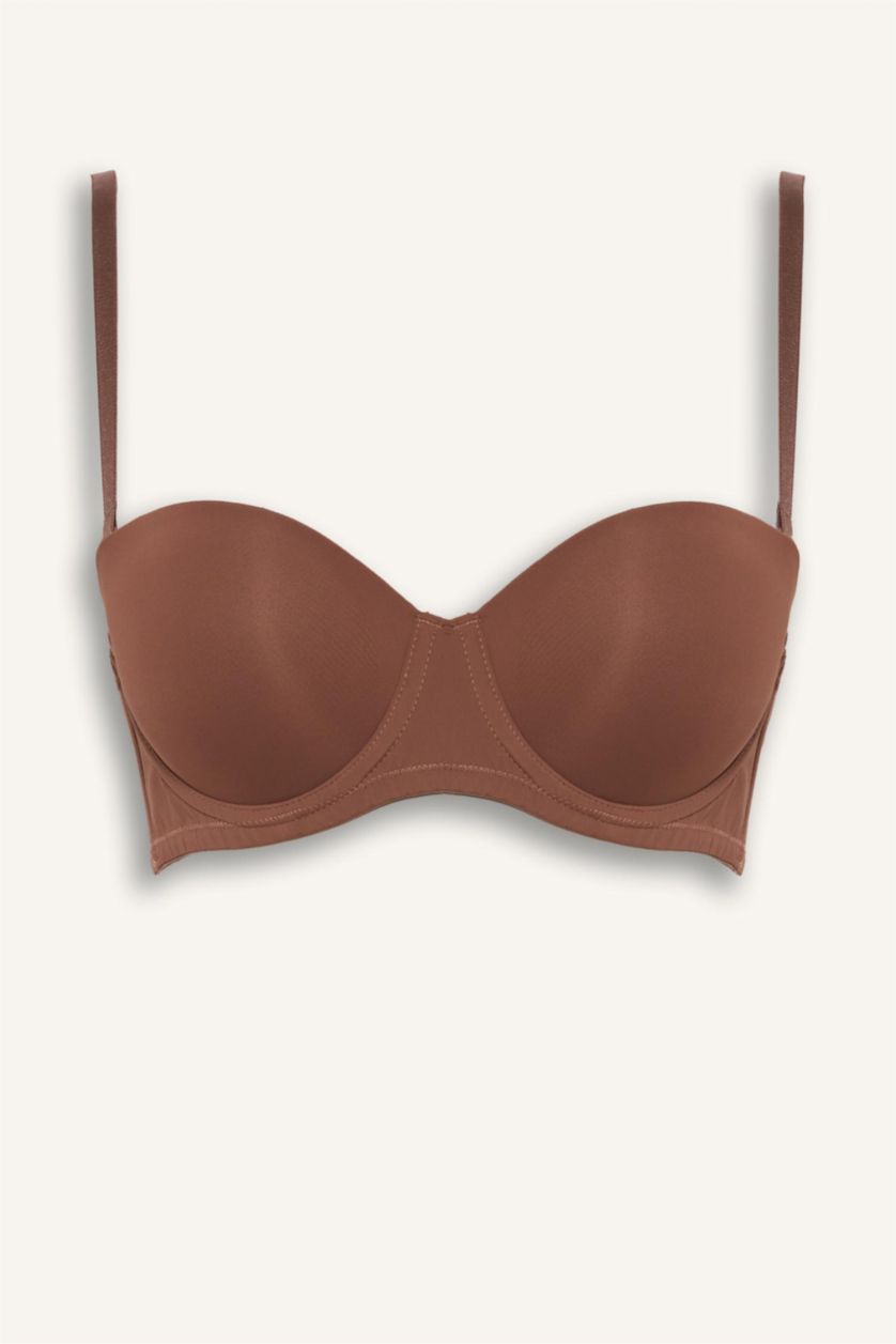 WOMAN Light Brown Underwired Semi-Padded Bra