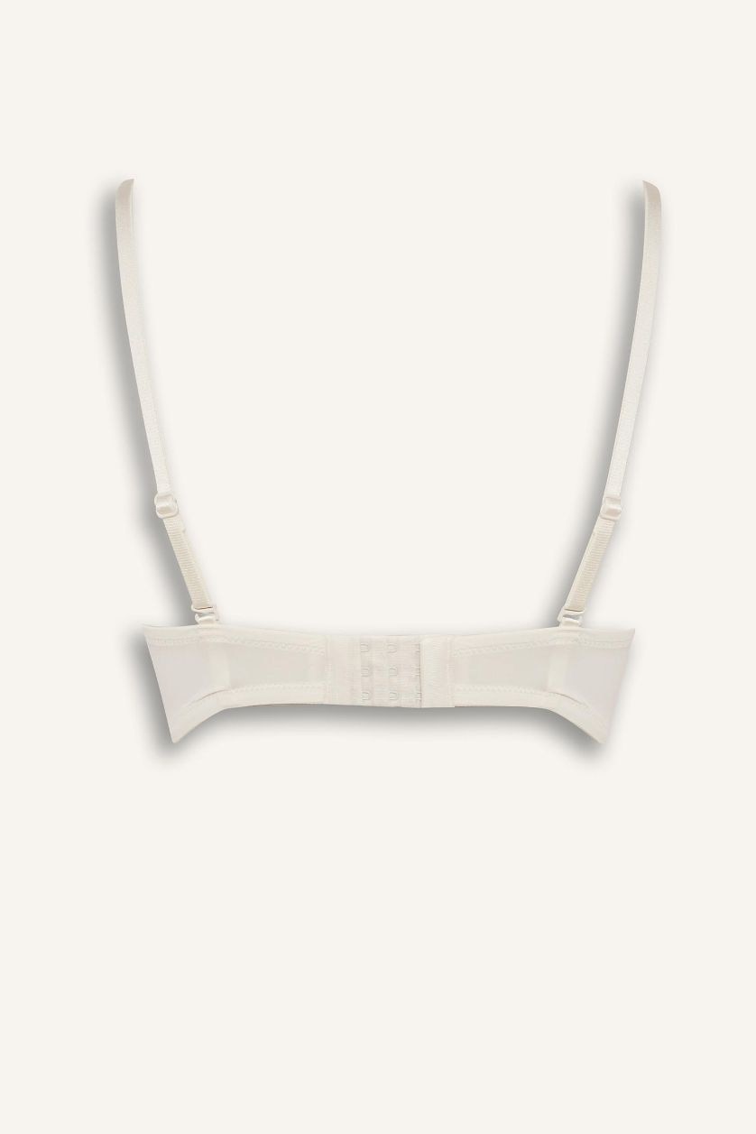 نساء بيج فاتح حمالة الصدر بنص حشو مبطن