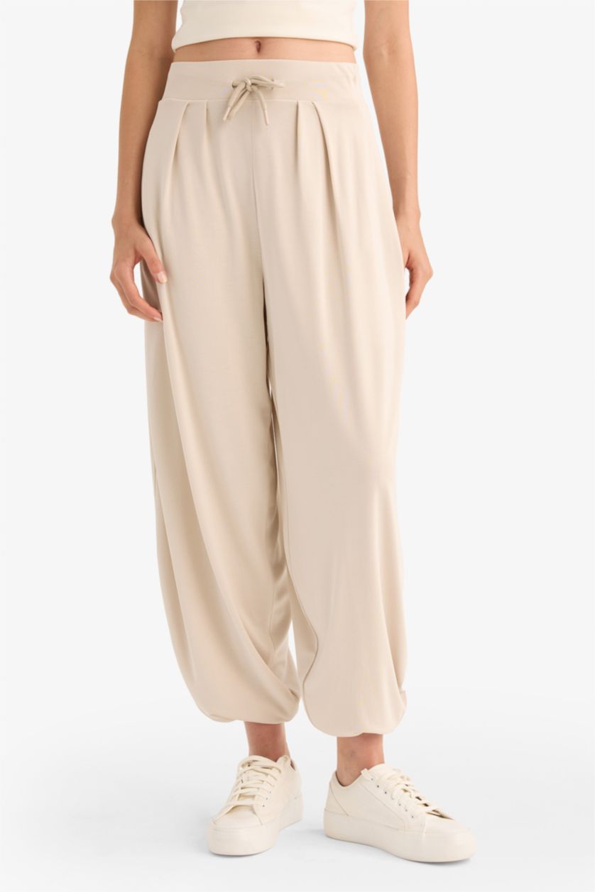 Woman Stone Oversize Fit modal Trousers