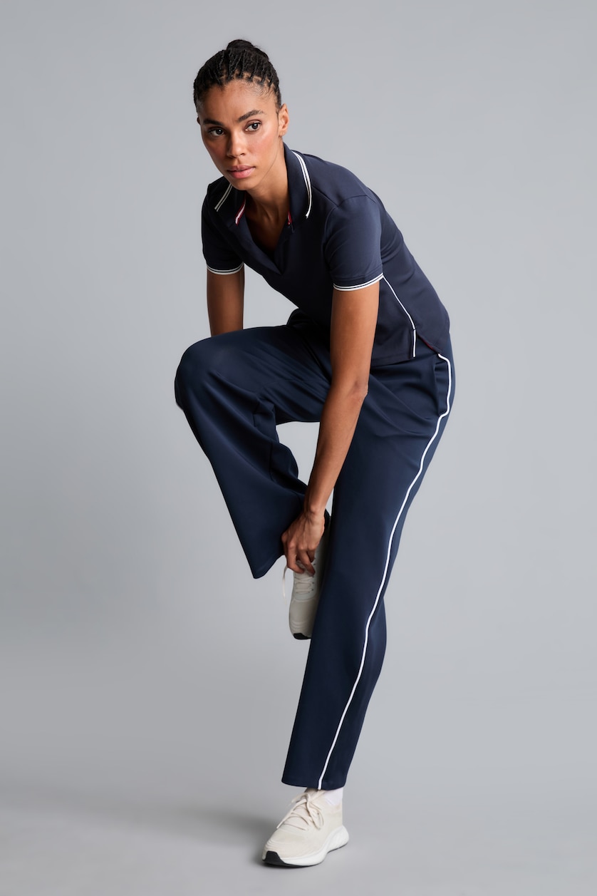 نساء كحلي Wide Leg Trousers