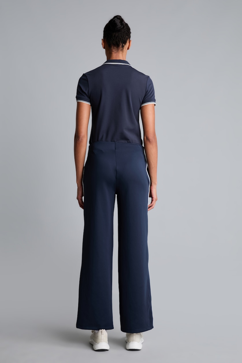 نساء كحلي Wide Leg Trousers