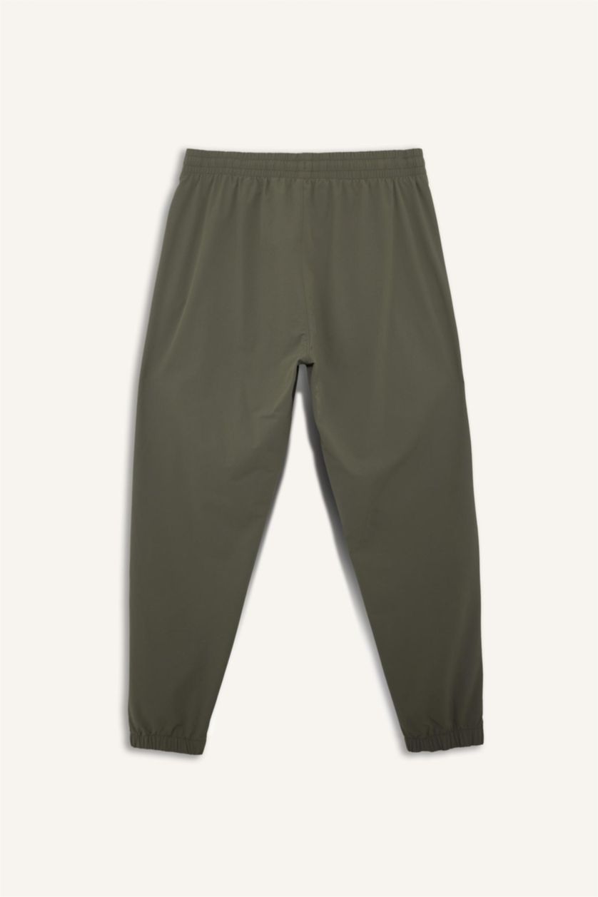 Man Khaki Slim Fit Woven Jogger