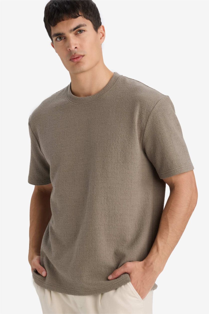MAN Khaki Short Sleeve T-shirt