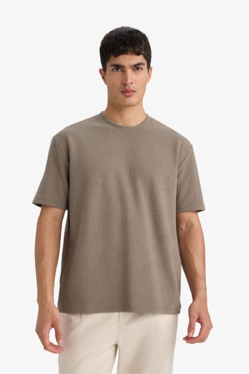 MAN Khaki Short Sleeve T-shirt