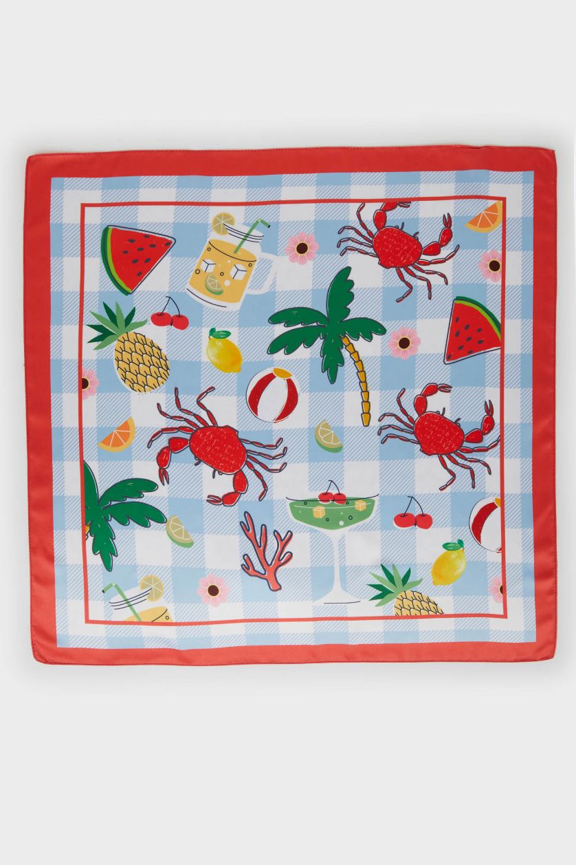 Kadın Karma Kadın Desenli Fular