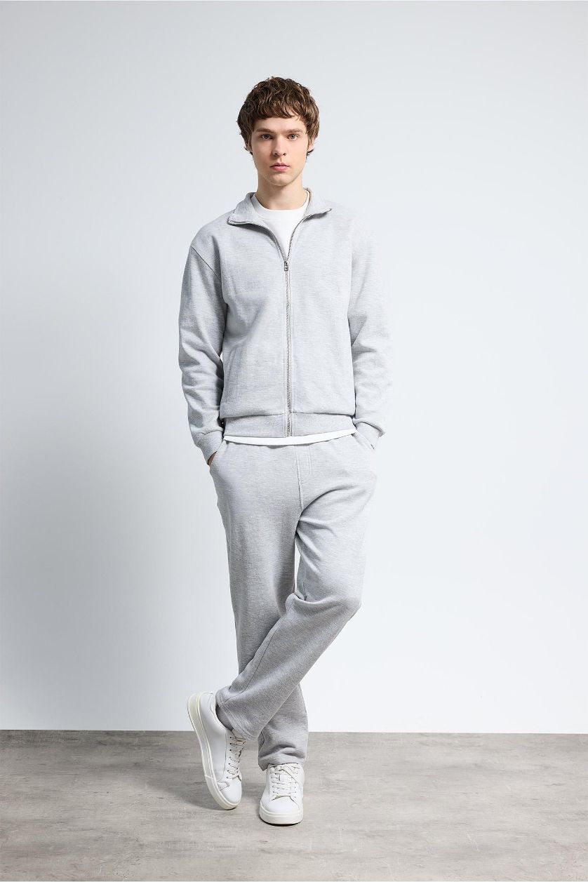 Erkek Gri Melanj Pantolon