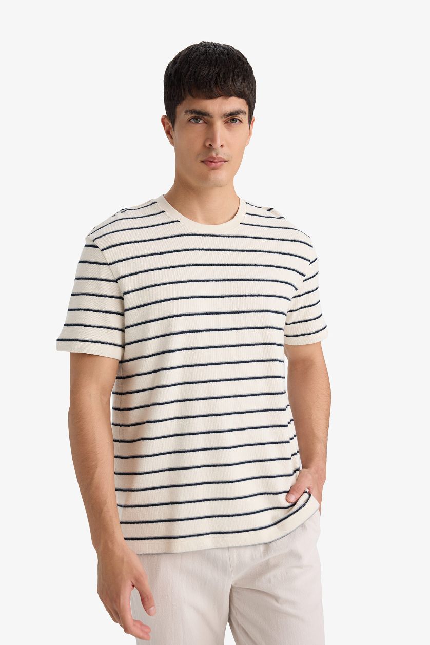 Man NAVY Short Sleeve T-Shirt