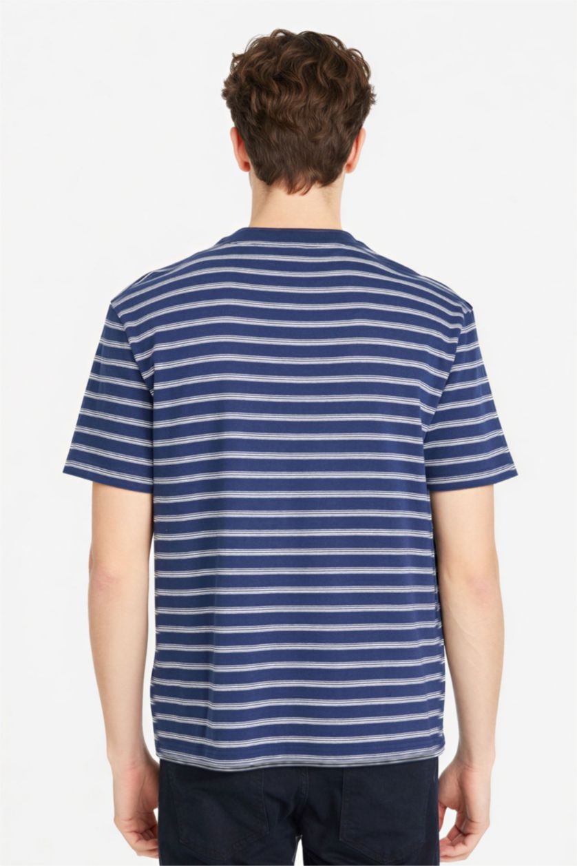 MAN NAVY Cotton T-Shirt