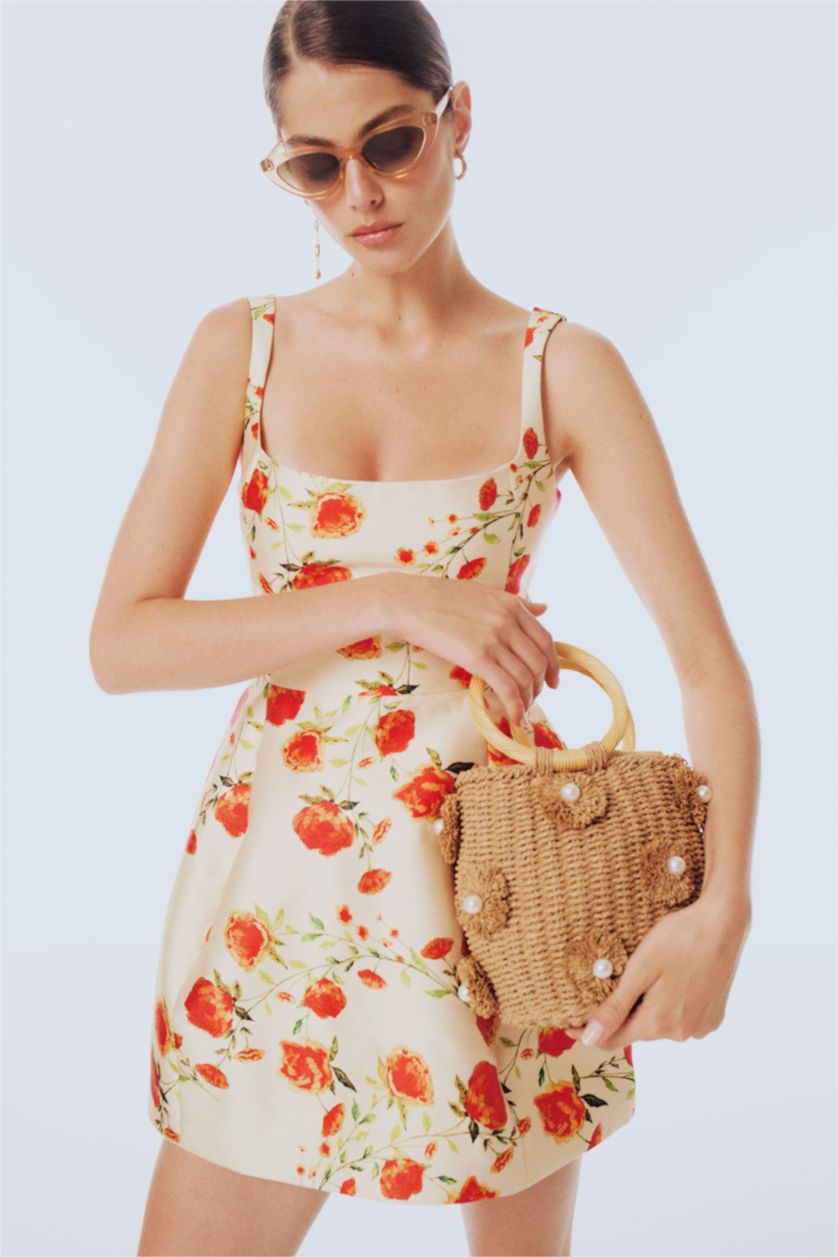 Kadın Bej DCEY x DeFacto Kadın Kedi Gözü Formunda Bej Güneş Gözlüğü