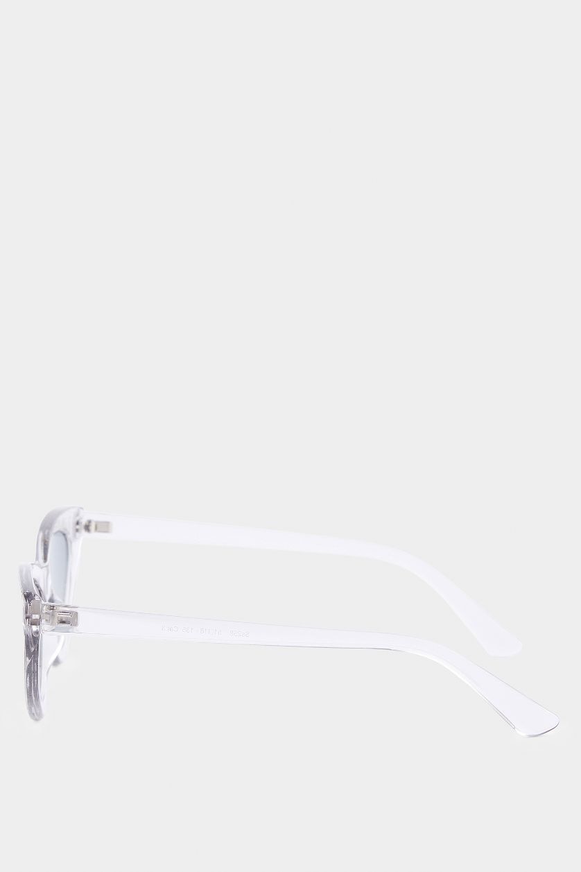 Kadın Şeffaf DCEY x DeFacto Kadın Kedi Gözü Formunda Şeffaf Güneş Gözlüğü