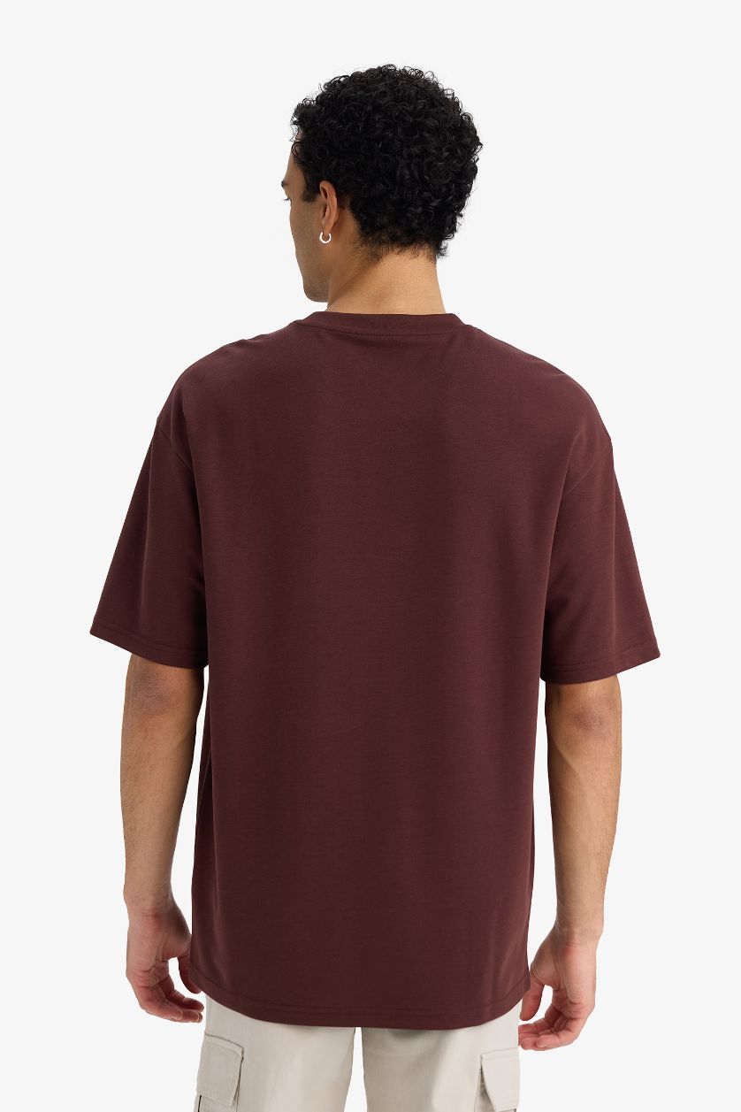 رجالي لون الأقرفة تيشيرت أوفر سايز قابل للتنفس