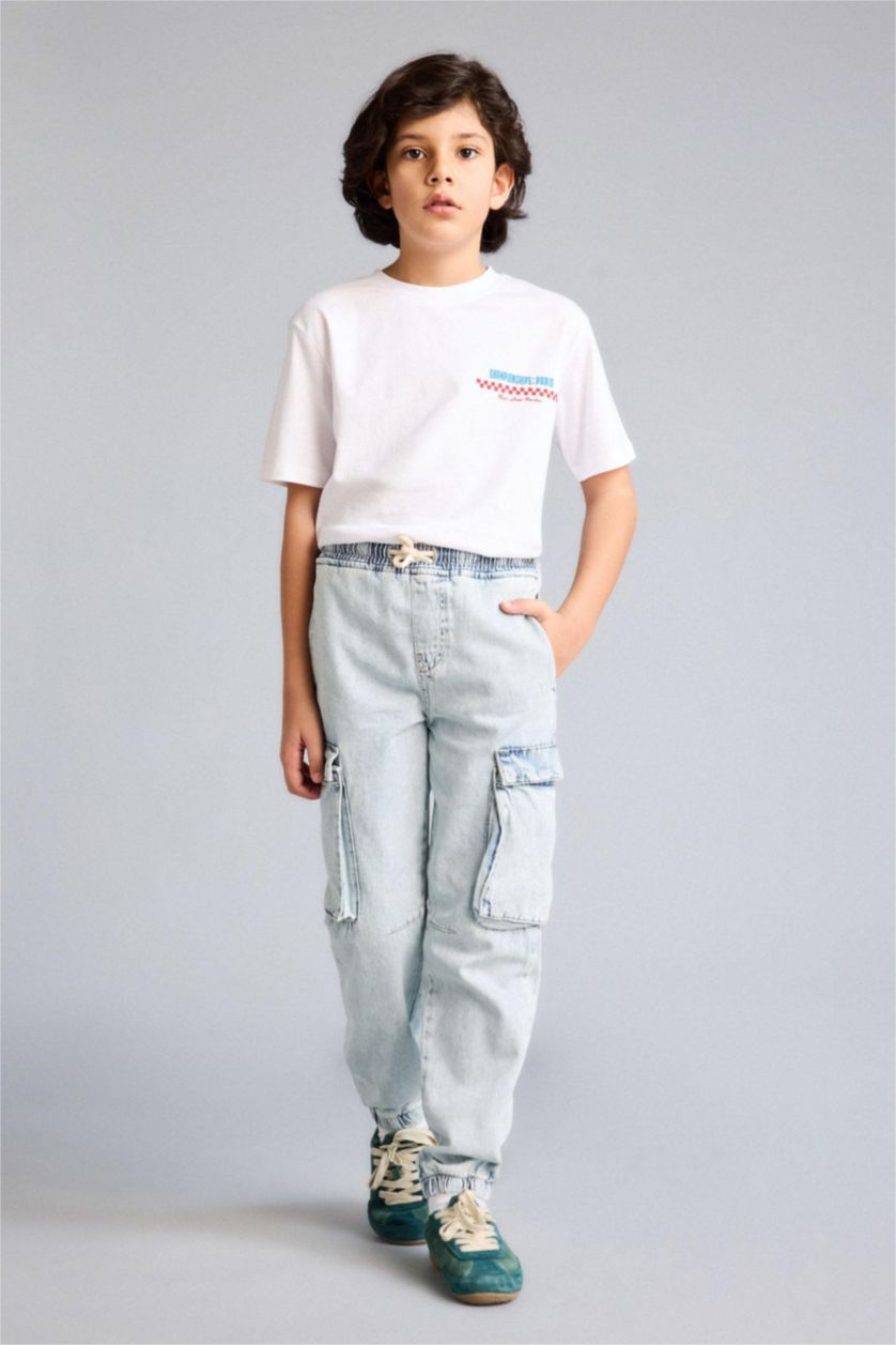 Boys & Teens Light Blue Boy Jogger Fit Jeans