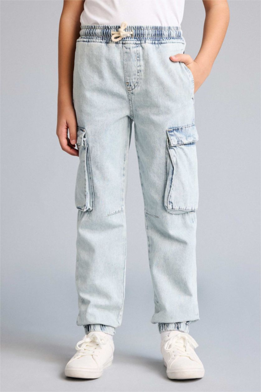 Boys & Teens Light Blue Boy Jogger Fit Jeans