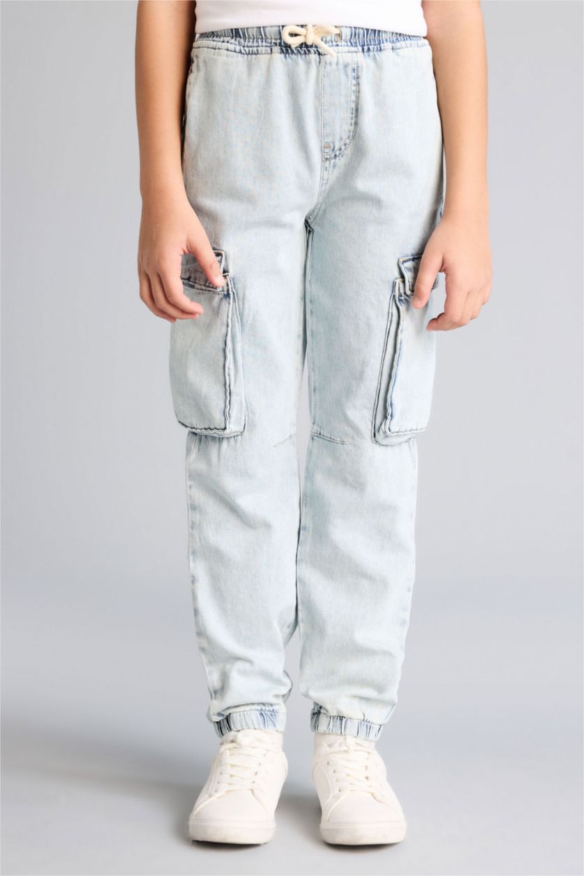 BOYS & TEENS Light Blue Boy Jogger Fit Jeans