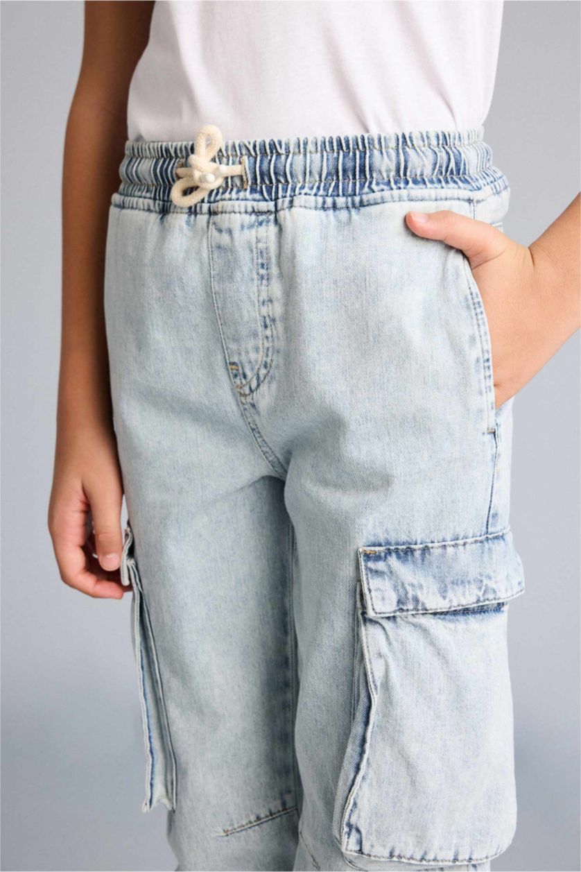 Boys & Teens Light Blue Boy Jogger Fit Jeans