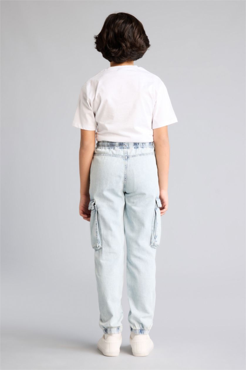BOYS & TEENS Light Blue Boy Jogger Fit Jeans