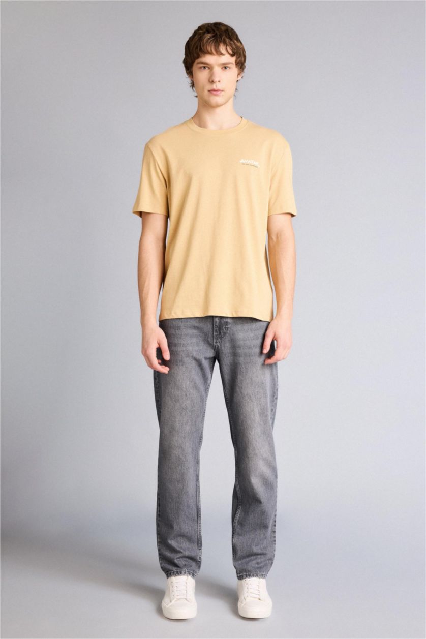 Erkek Bej Avatar the Last Aırbender Baskılı Tişört