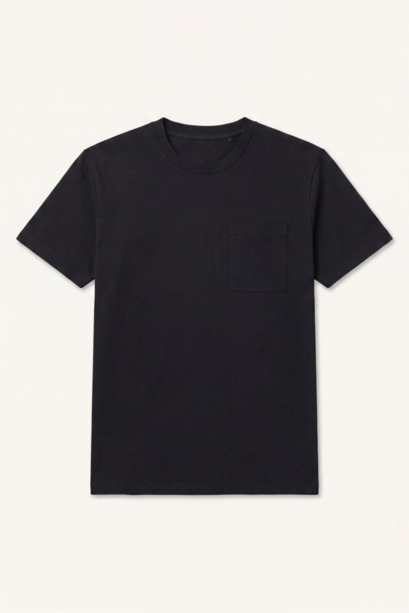 MAN Black Regular Fit Short Sleeve T-Shirt