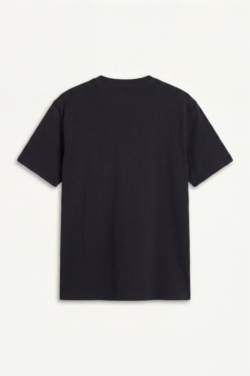 MAN Black Regular Fit Short Sleeve T-Shirt