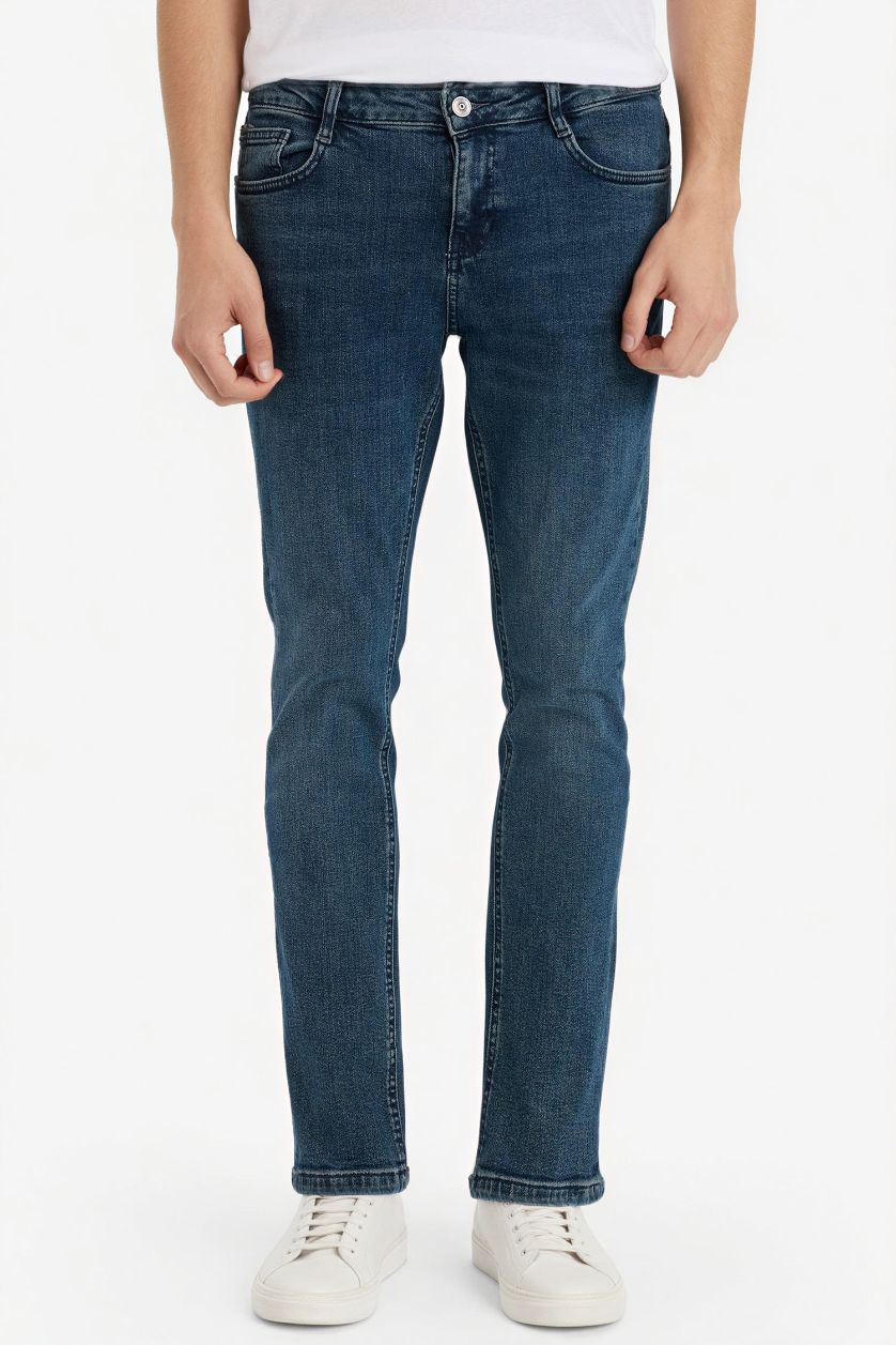 Man Dark Blue Pedro Slim Fit Jeans