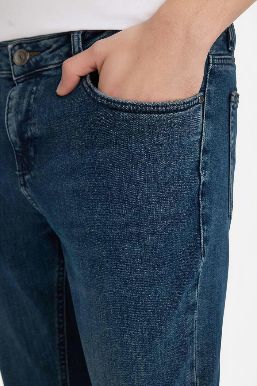 Man Dark Blue Pedro Slim Fit Jeans