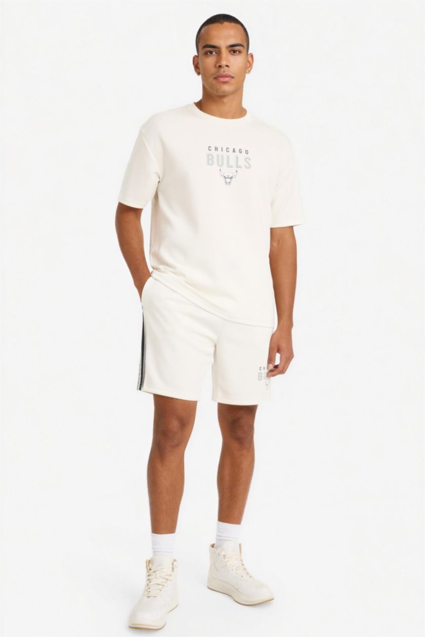 Мужчины Слоновая кость Шорты NBA Chicago Bulls Standart Fit