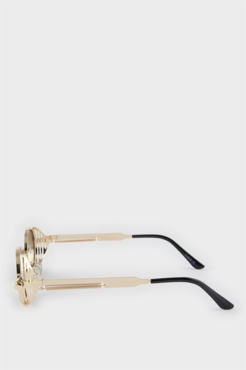 Kadın Altın Kadın Daire Güneş Gözlüğü