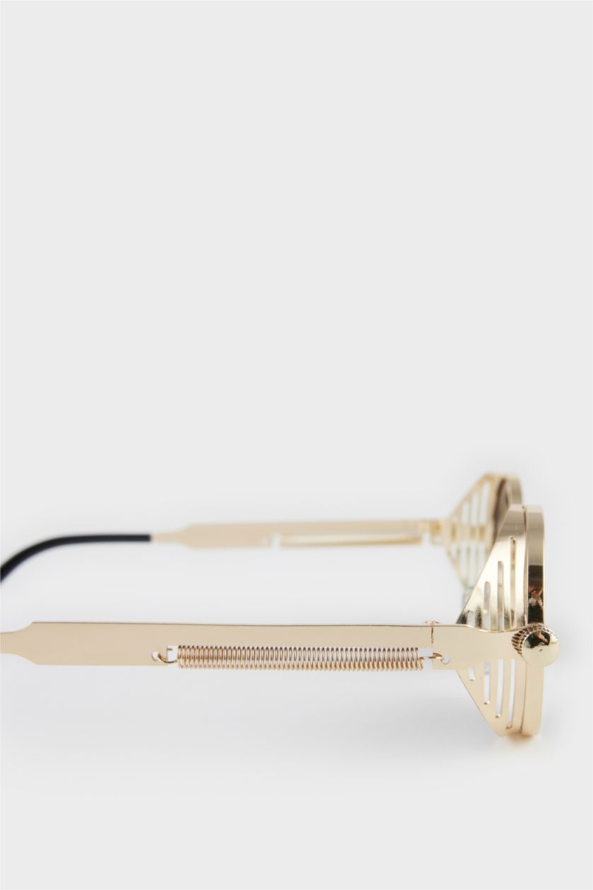 Kadın Altın Kadın Daire Güneş Gözlüğü