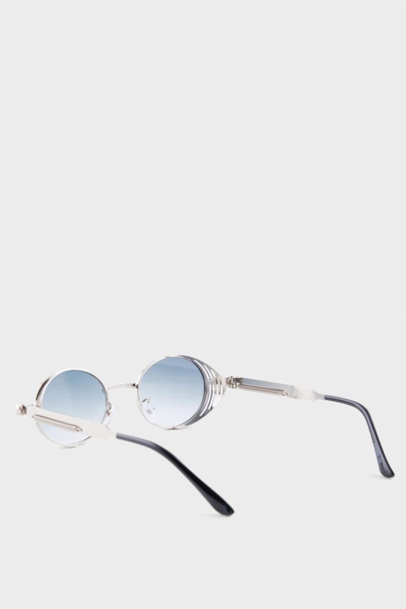 Kadın Yeşil DCEY x DeFacto Kadın Metal Çerçeveli Yuvarlak Cam Güneş Gözlüğü